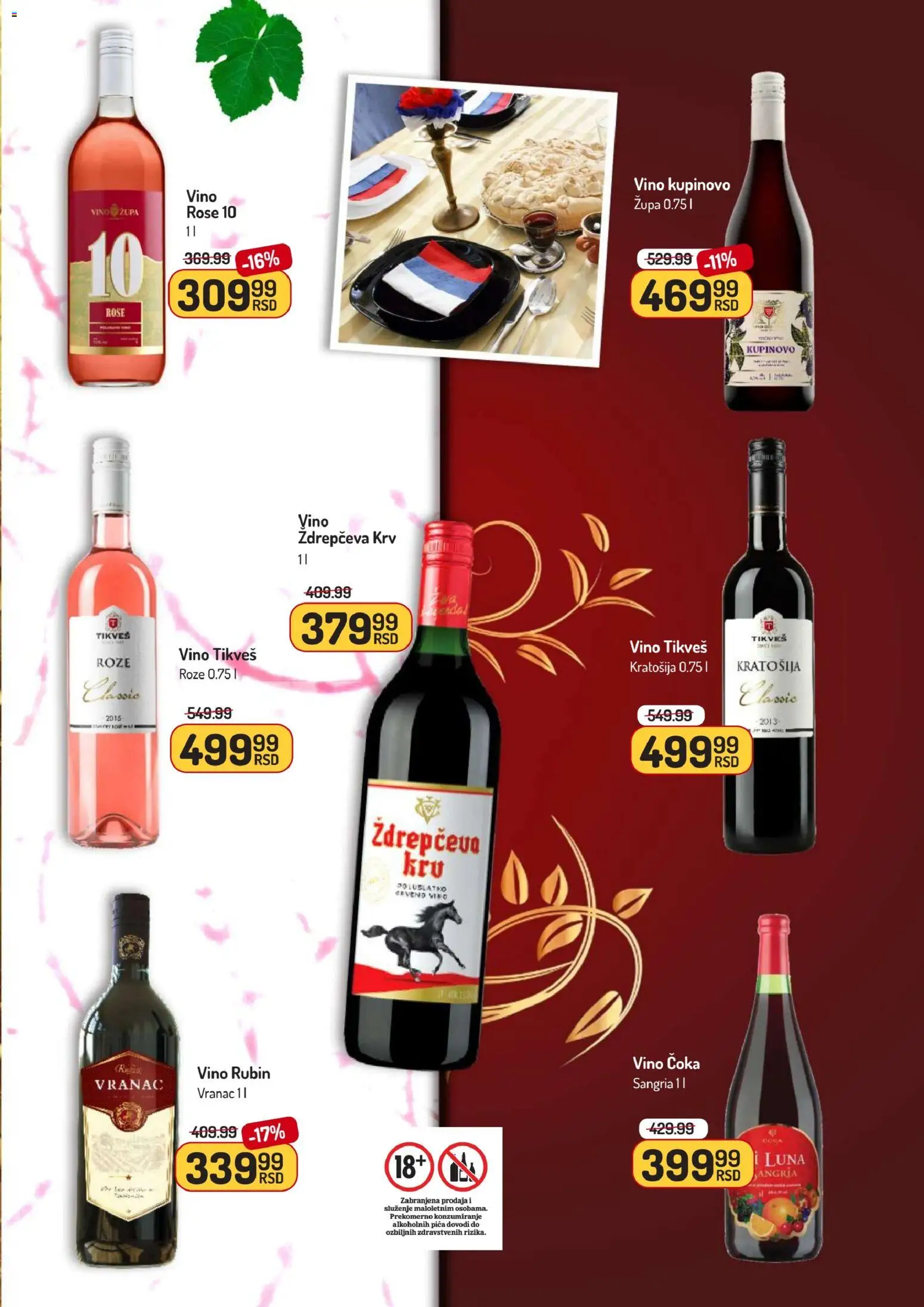 Aman katalog - važi od 10.11.2025 | Strana: 35 | Proizvode: Vranac, Pica, Vino, Roze vino