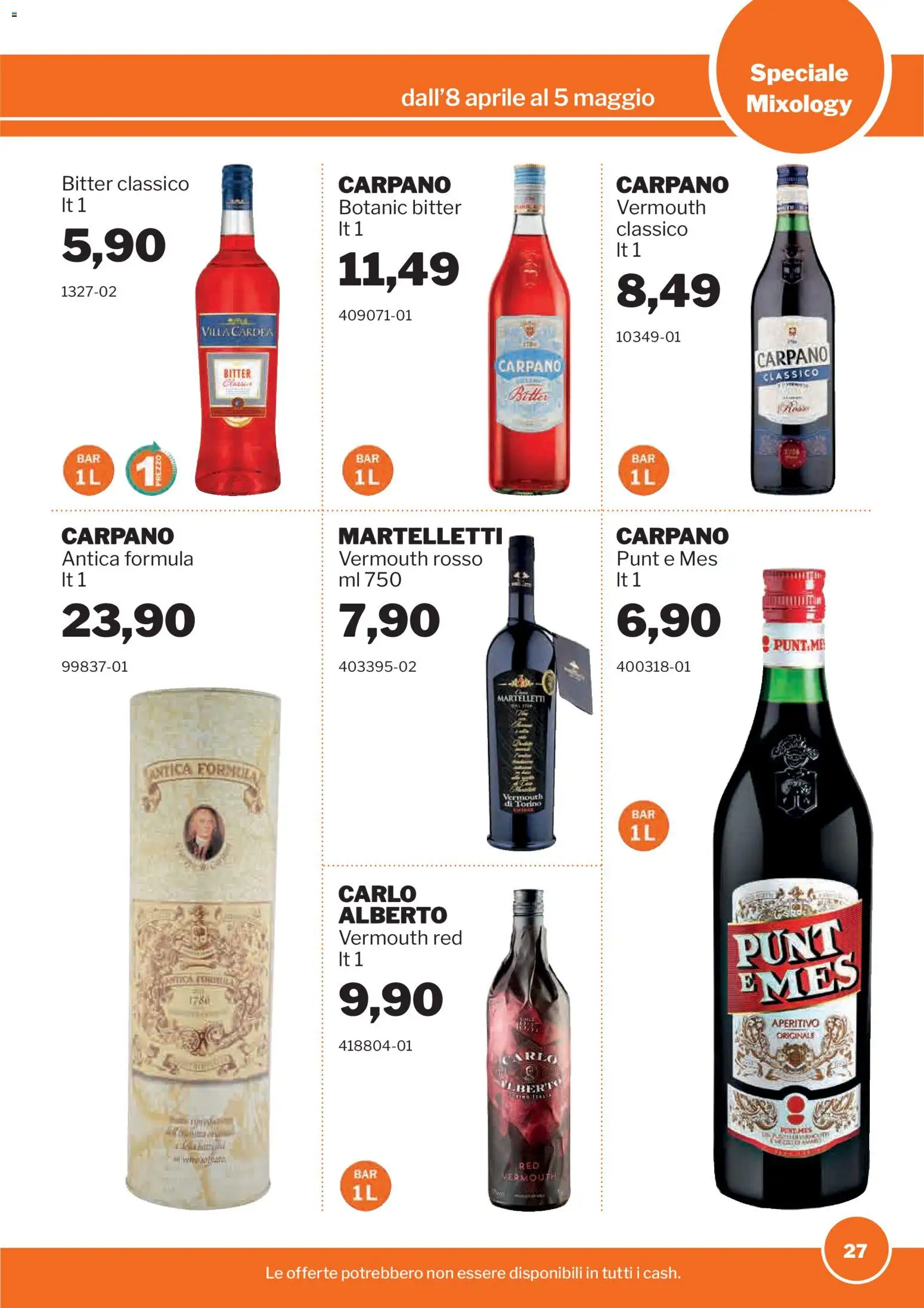 Volantino Sogegross del 08.04.2026 | Pagina: 27 | Prodotti: Aperitivo