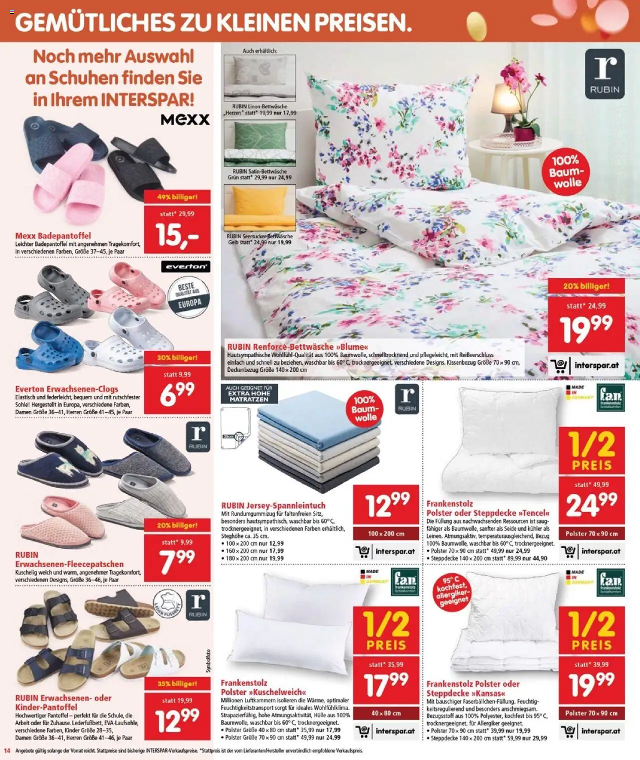 Interspar Flugblatt - Burgenland gültig ab 07.08.2025 | Seite: 14 | Produkte: Hülle