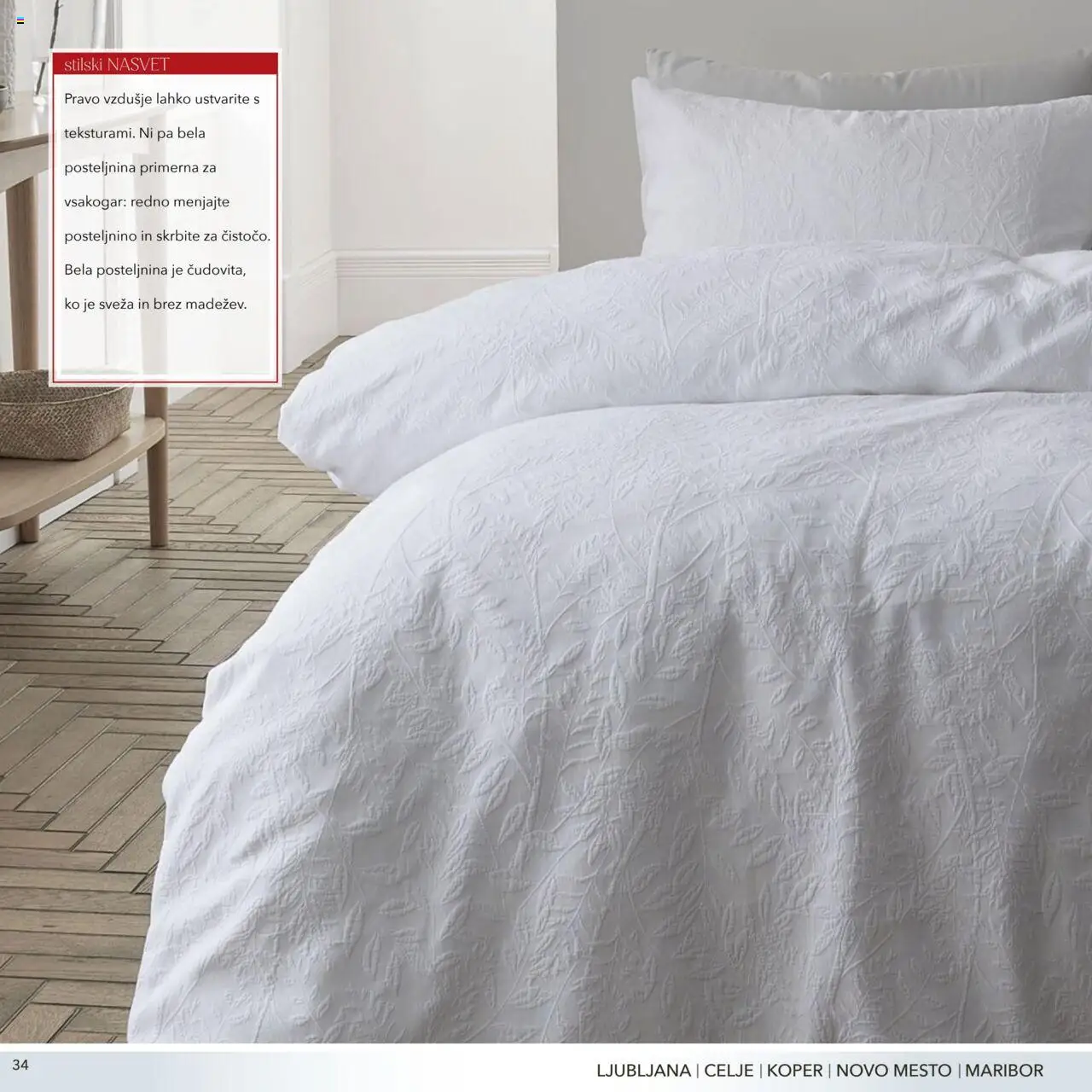 Harvey Norman katalog posteljnina jesen zima │ velja od 01.10.2023 | Stran: 34 | Izdelki: Posteljnina