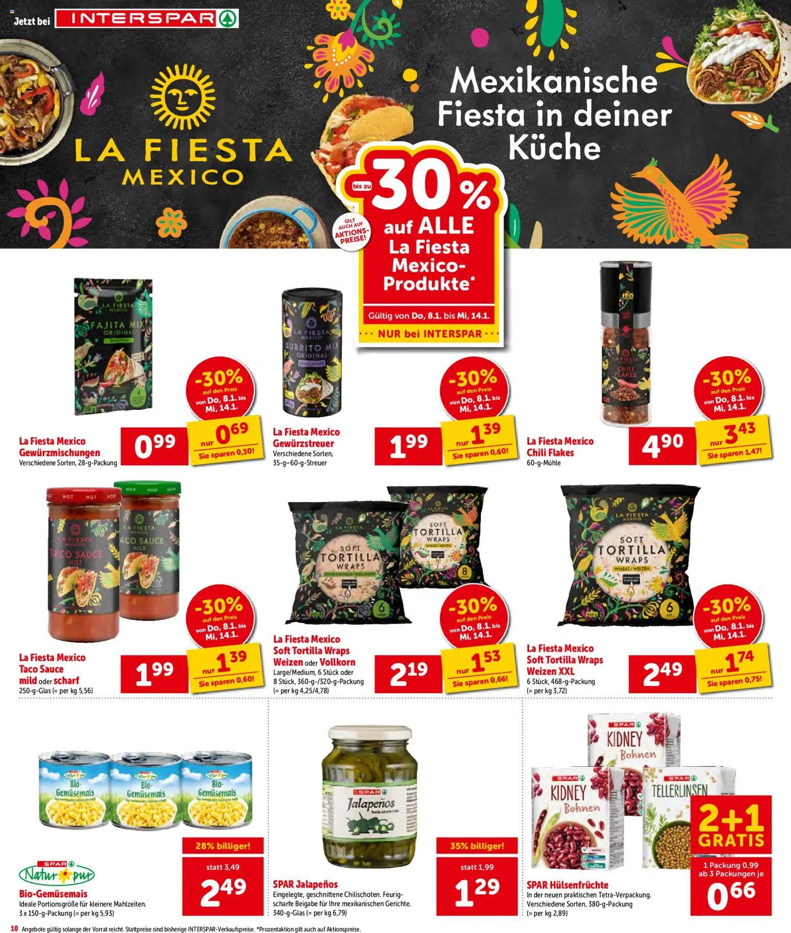 Interspar Flugblatt - Steiermark gültig ab 08.01.2026 | Seite: 10 | Produkte: Chili