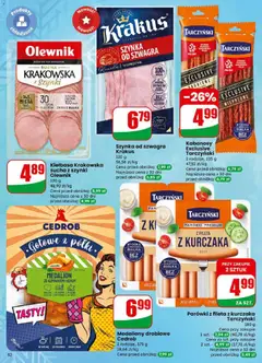 Pogląd oferty "Kabanosy Exclusive Tarczyński, Kabanosy drobiowe i wieprzowe Exclusive" - ważna od 10.12.2025 | Strona: 52