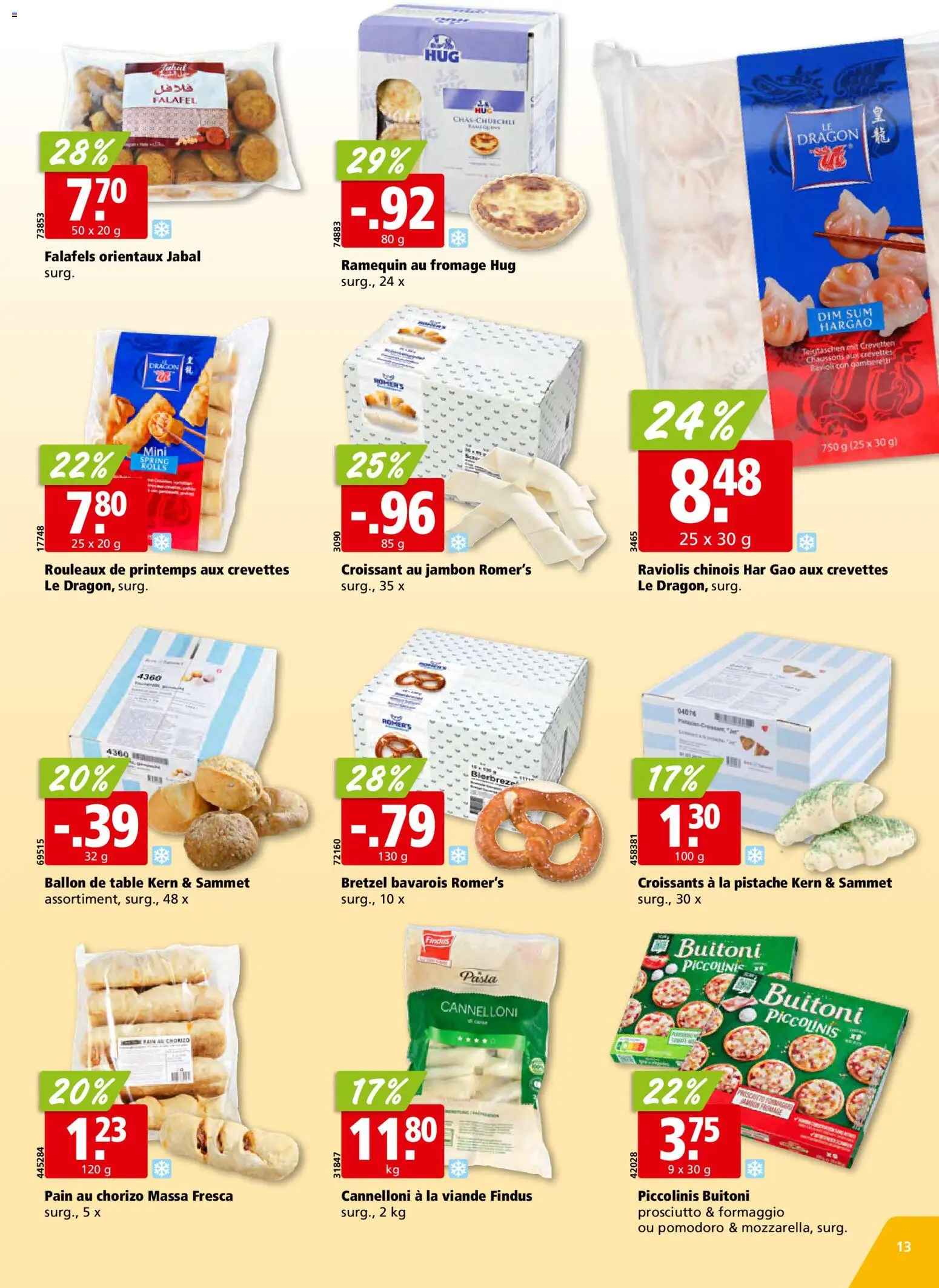 Aligro Aktionen Chavannes, Matran, Genève, Sion – gültig ab 01.12.2025 | Seite: 13 | Produkte: Pasta