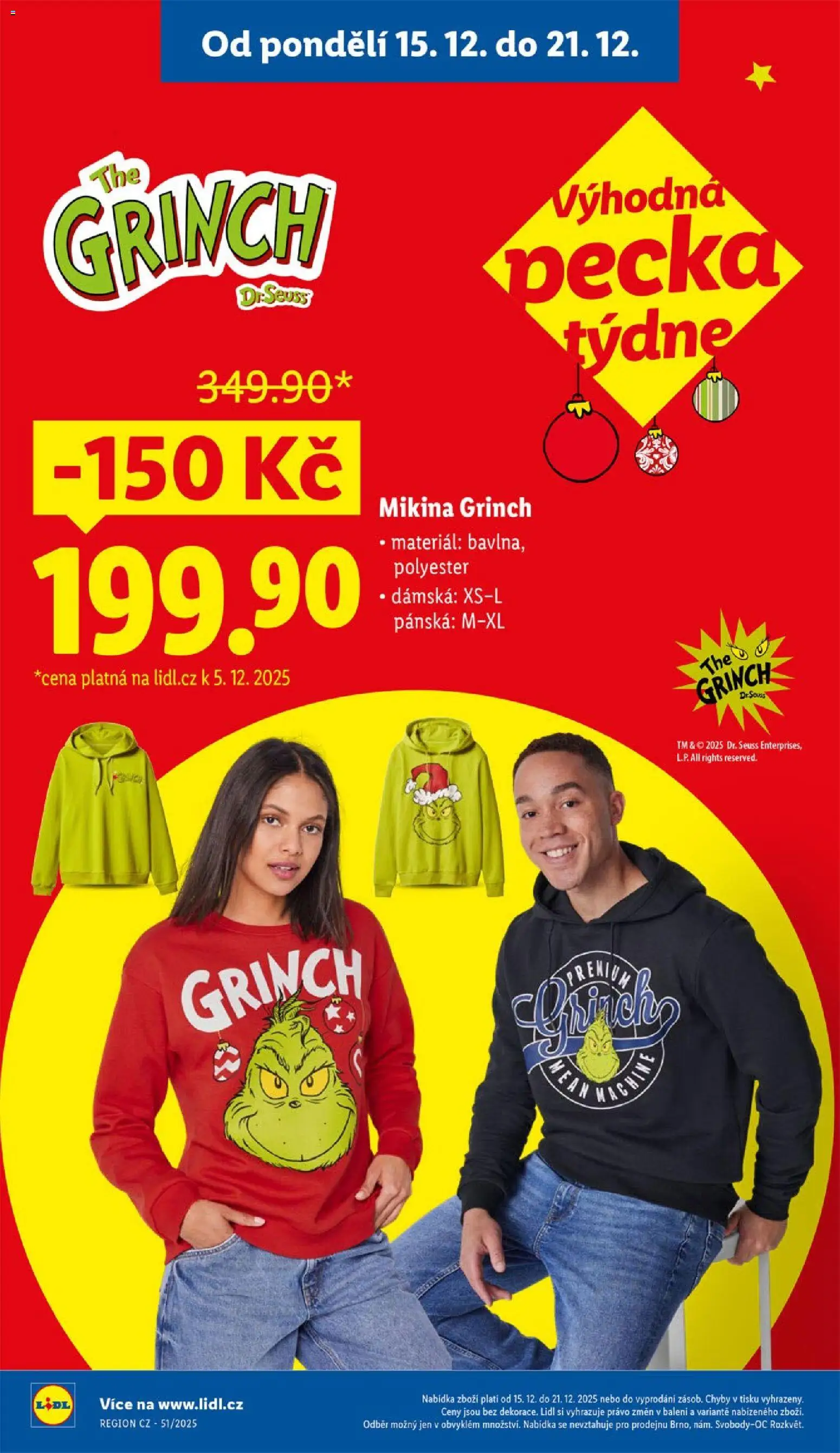 Lidl leták - Spotřební zboží od 15.12.2025 | Strana: 2 | Produkty: Mikina