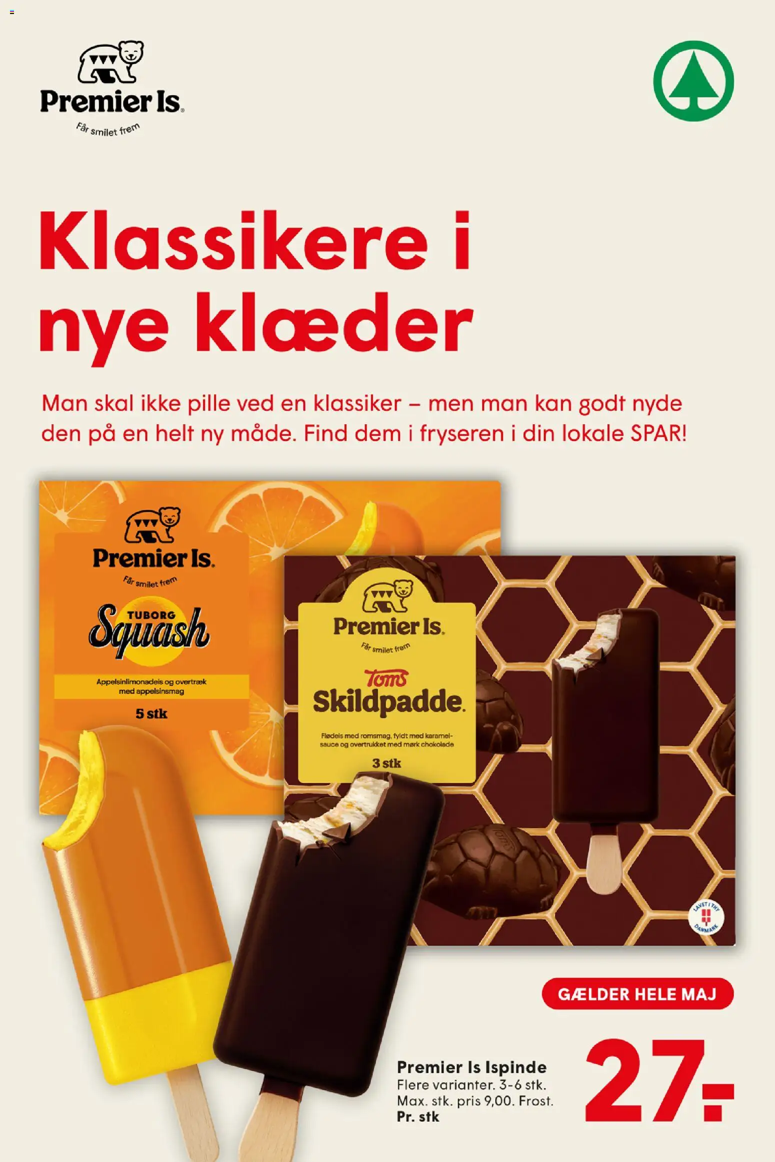 Spar tilbudsavis – gyldig fra 01.05.2026 | Side: 26 | Produkter: Chokolade, Squash, Flødeis, Is