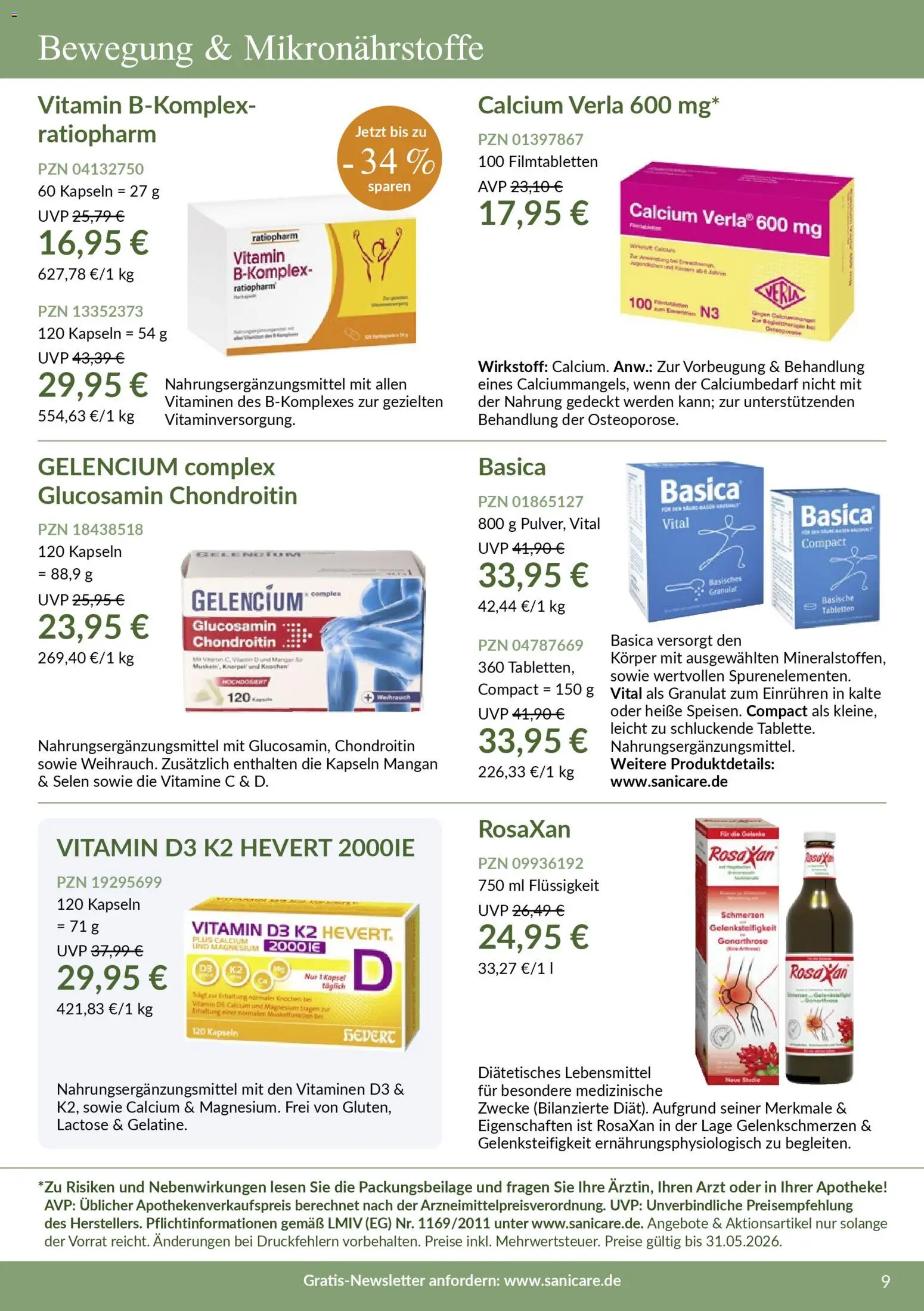 Sanicare Rheuma Katalog 2026 – gültig ab 20.03.2026 | Seite: 10