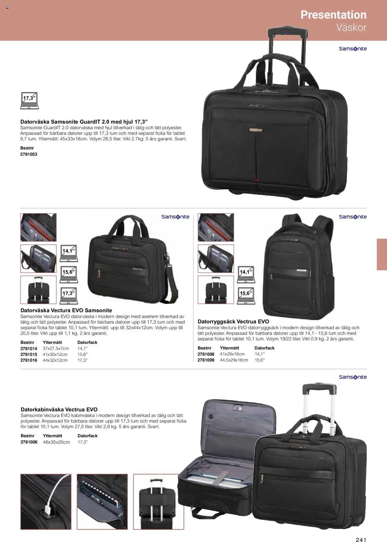 Office Depot reklamblad aktuell från 15.02.2024 | Sida: 243 | Produkter: Datorryggsäck