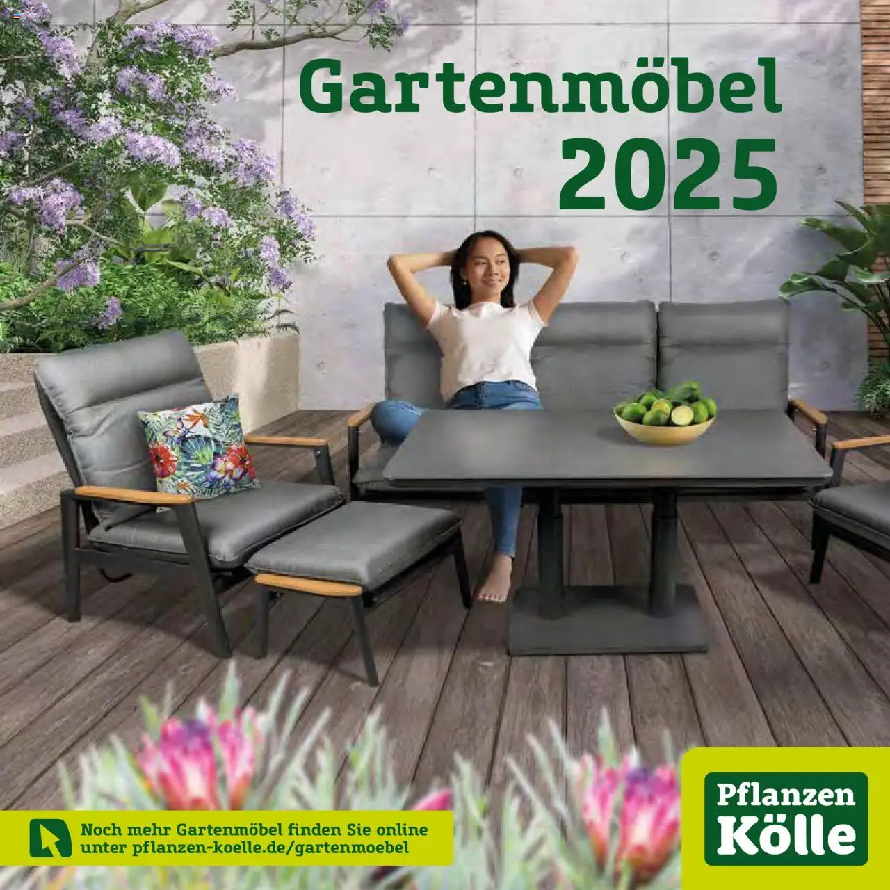 Pflanzen-Kölle Gartenmöbel Katalog 2025 – gültig ab 22.01.2025 | Seite: 1 | Produkte: Gartenmöbel