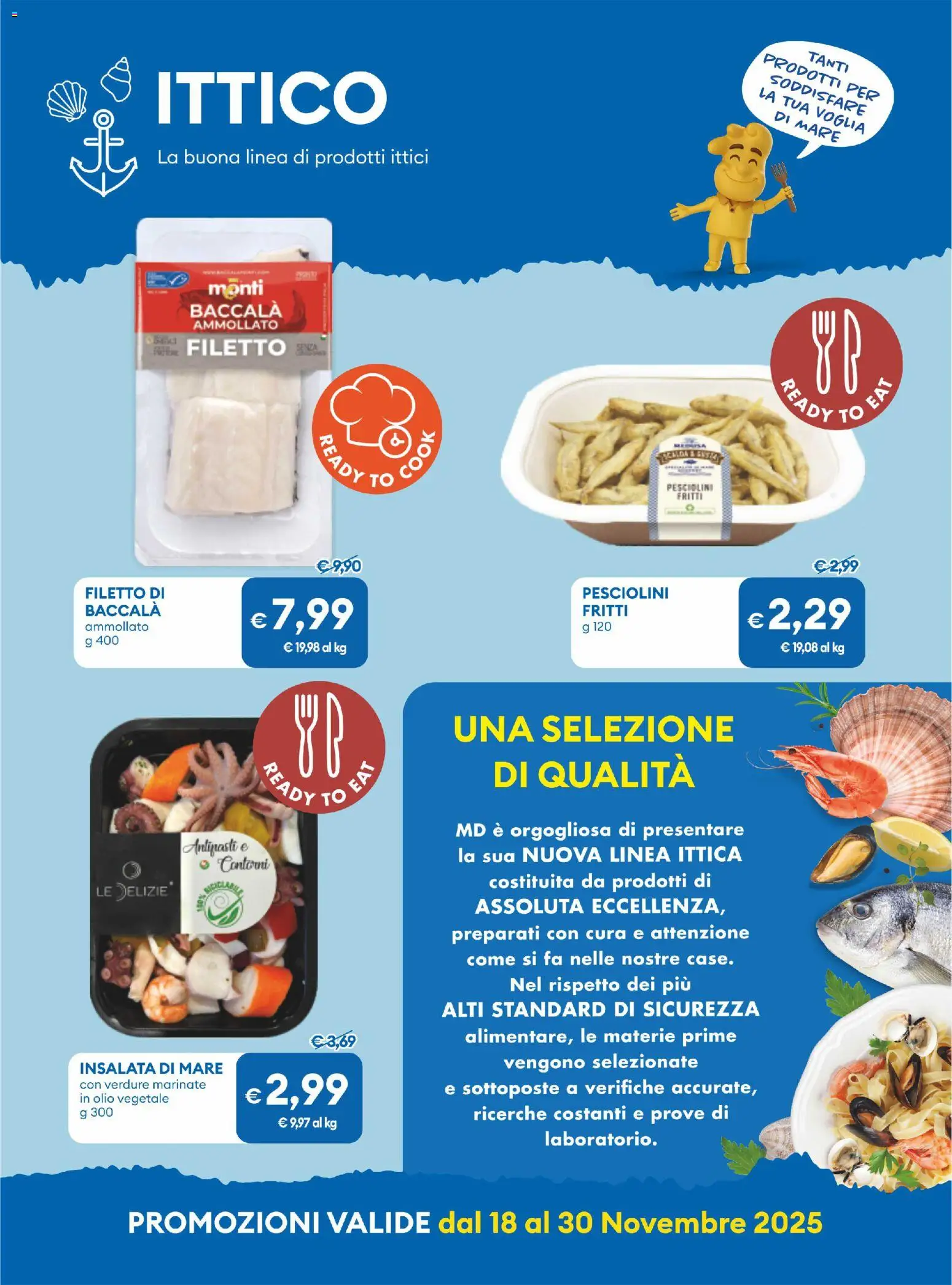 Volantino MD Discount del 18.11.2025 | Pagina: 28 | Prodotti: Insalata, Verdure, Olio