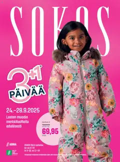 Sokos-mainoslehti voimassa 24.09.2025 alkaen