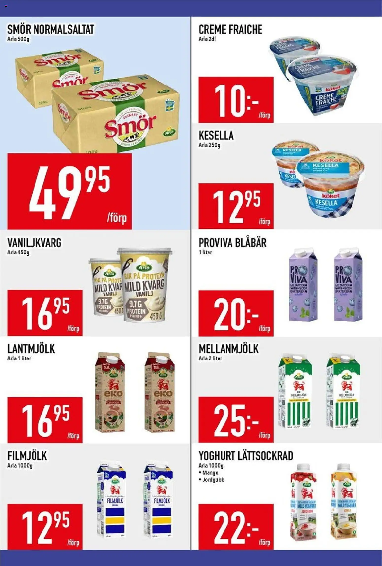 Matdax reklamblad aktuell från 17.11.2025 | Sida: 8 | Produkter: Yoghurt, Mango, Blåbär, Kvarg