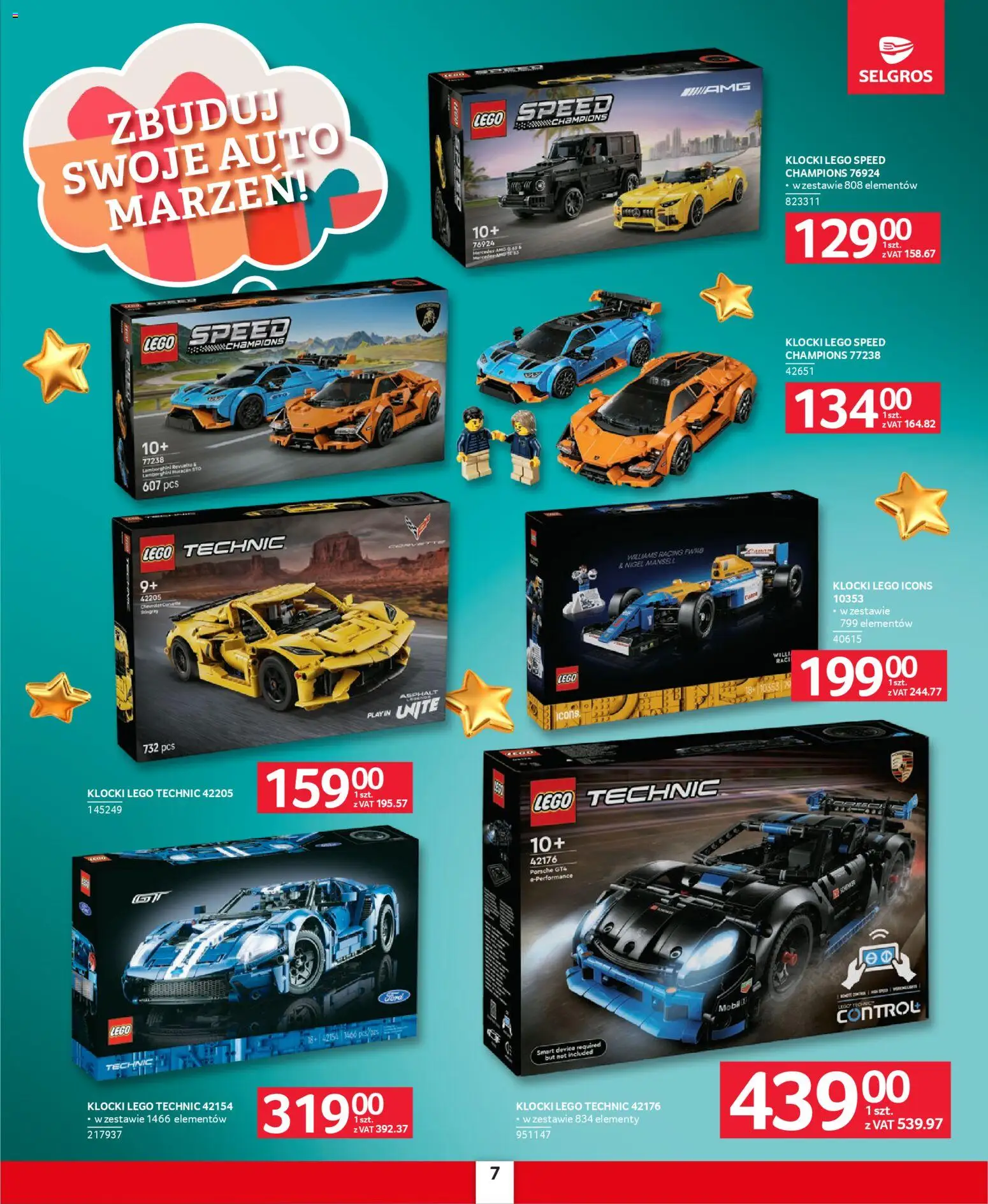 Selgros cash&carry Gazetka - Zabawki od 04.12.2025 | Strona: 7 | Produkty: PC, Lego, Klocki Lego