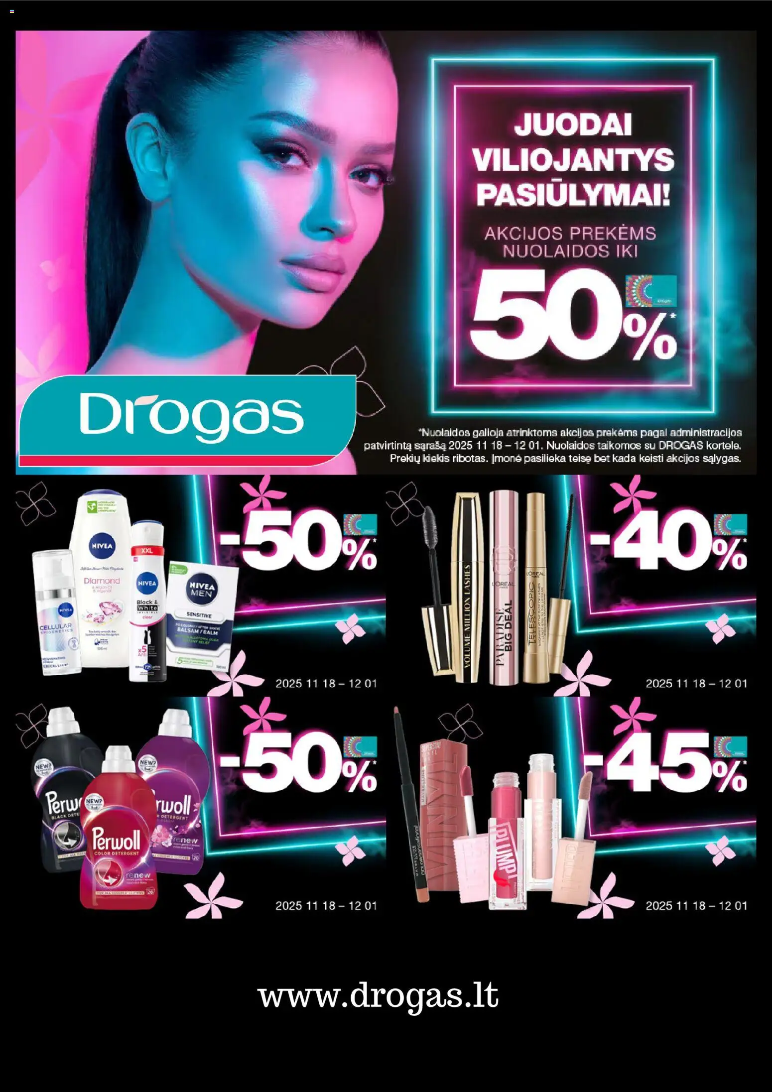 Drogas akcijos nuo 18.11.2025 | Puslapis: 1