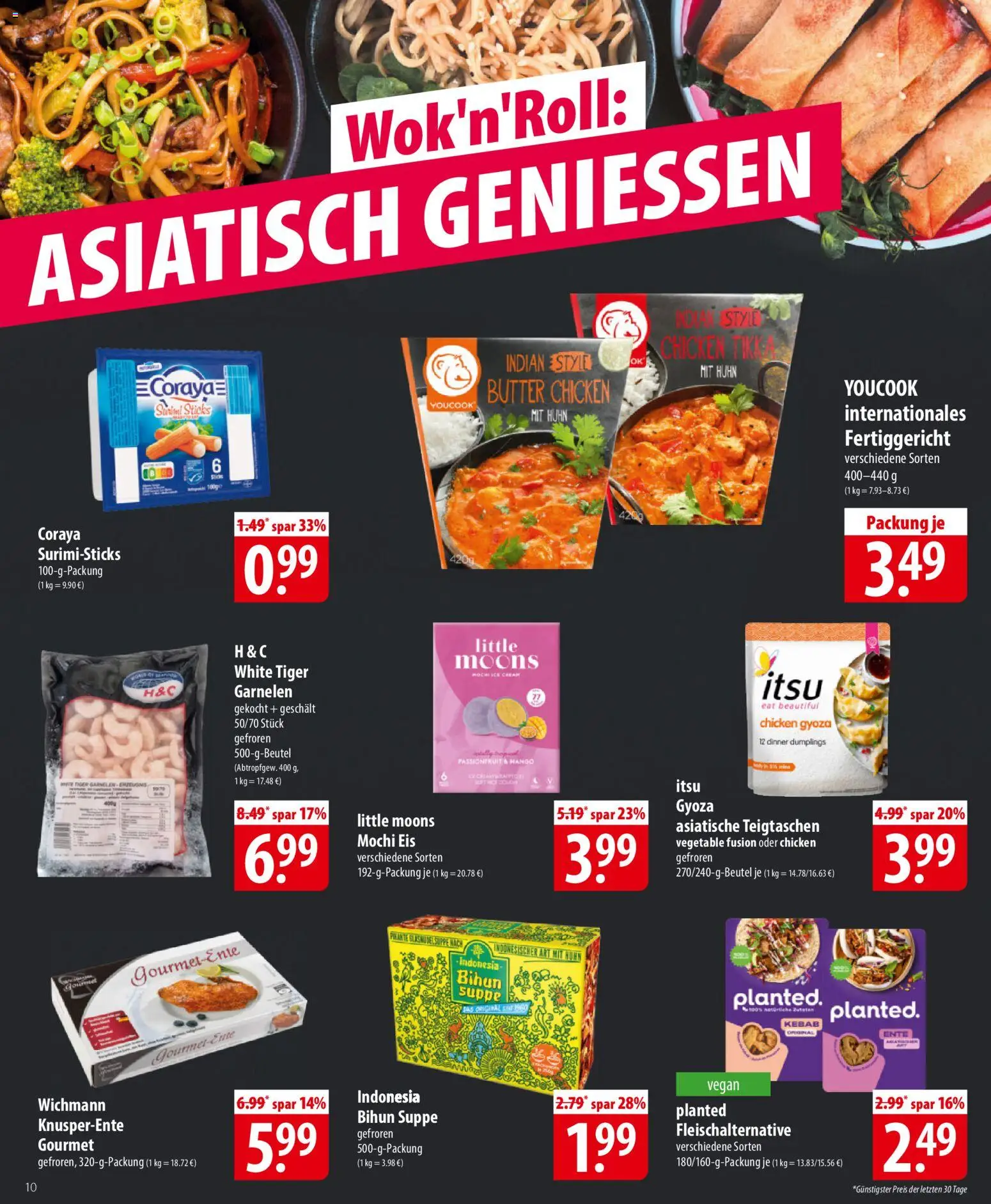Famila Prospekt 	 – gültig ab 26.01.2026 | Seite: 10 | Produkte: Butter, Mango, Ente, Mochi