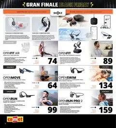 Anteprima del volantino Comet - Black Friday valido a partire dal 26.11.2025 | Pagina: 8 | Prodotti: Top, Audio, MP3, Cuffie