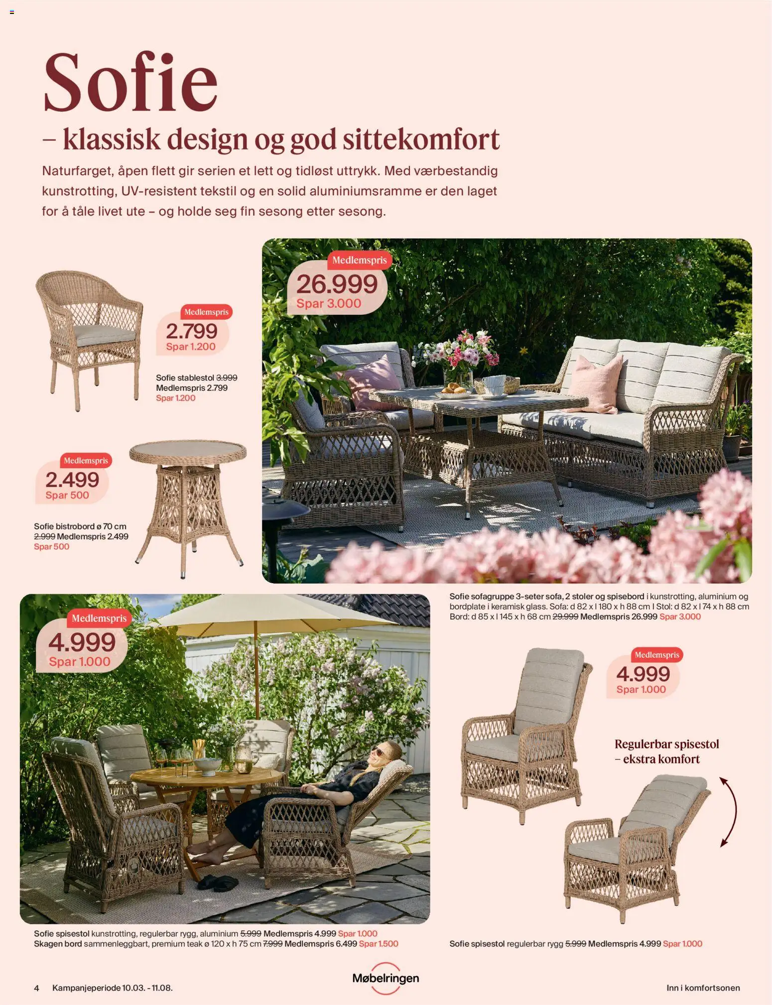 {H1} | Side: 4 | Produkter: Spisebord, Spisestol, Sofa, Stol