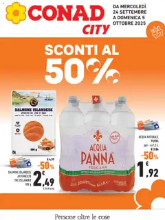 Anteprima del volantino Conad City Lazio catalogo valido a partire dal 24.09.2025