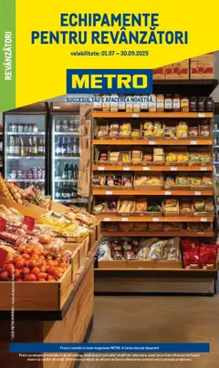 Catalog Metro – previzualizare al pliantului de la Metro valabil de la 01.07.2025