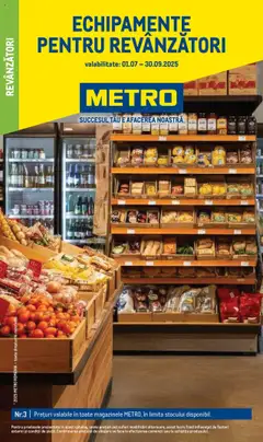 Catalog Metro – previzualizare al pliantului de la Metro valabil de la 01.07.2025