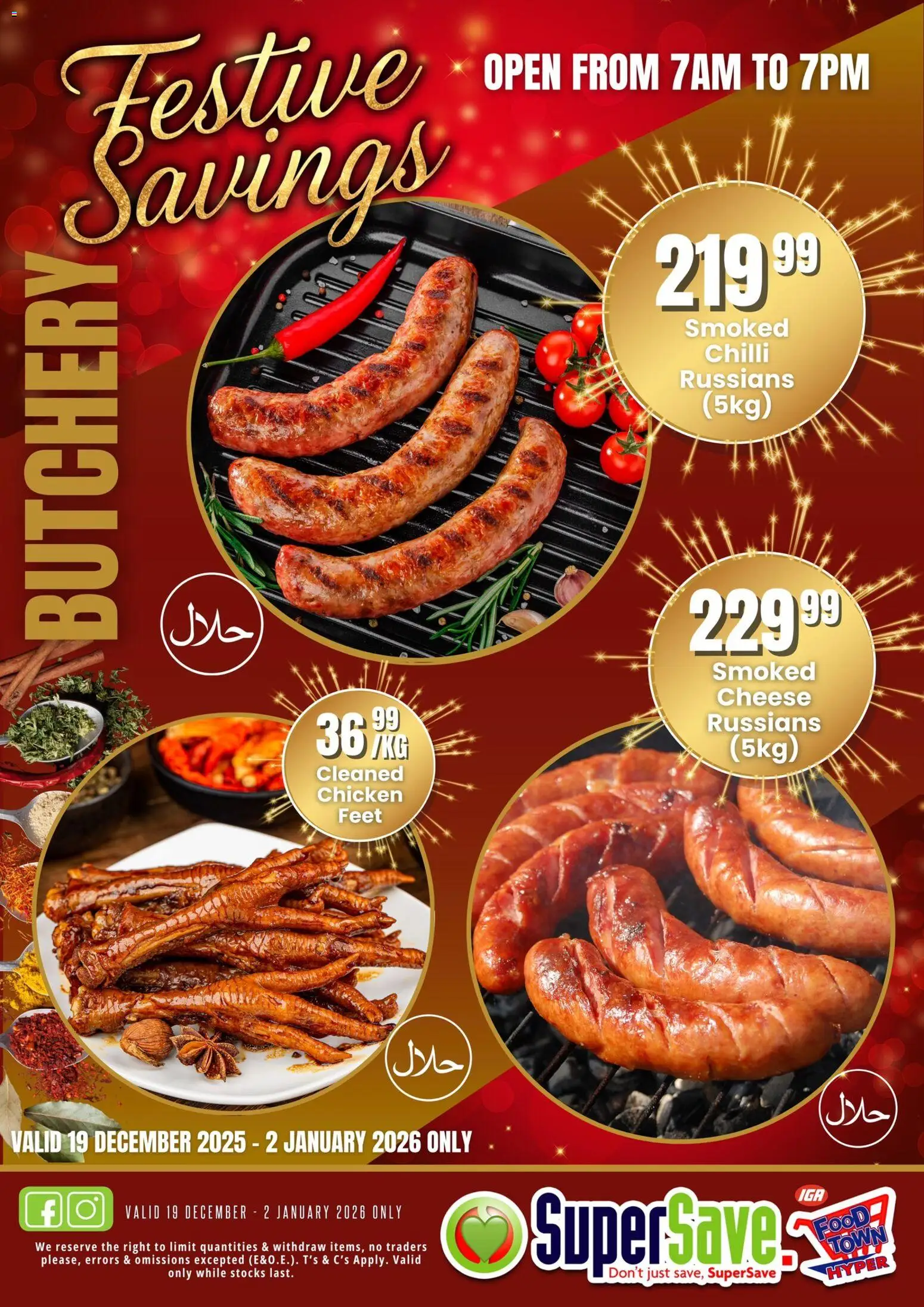 New Super Save catalogue – valid from 19.12.2025 | Page: 2 | Products: Cheese, Chicken, Chilli