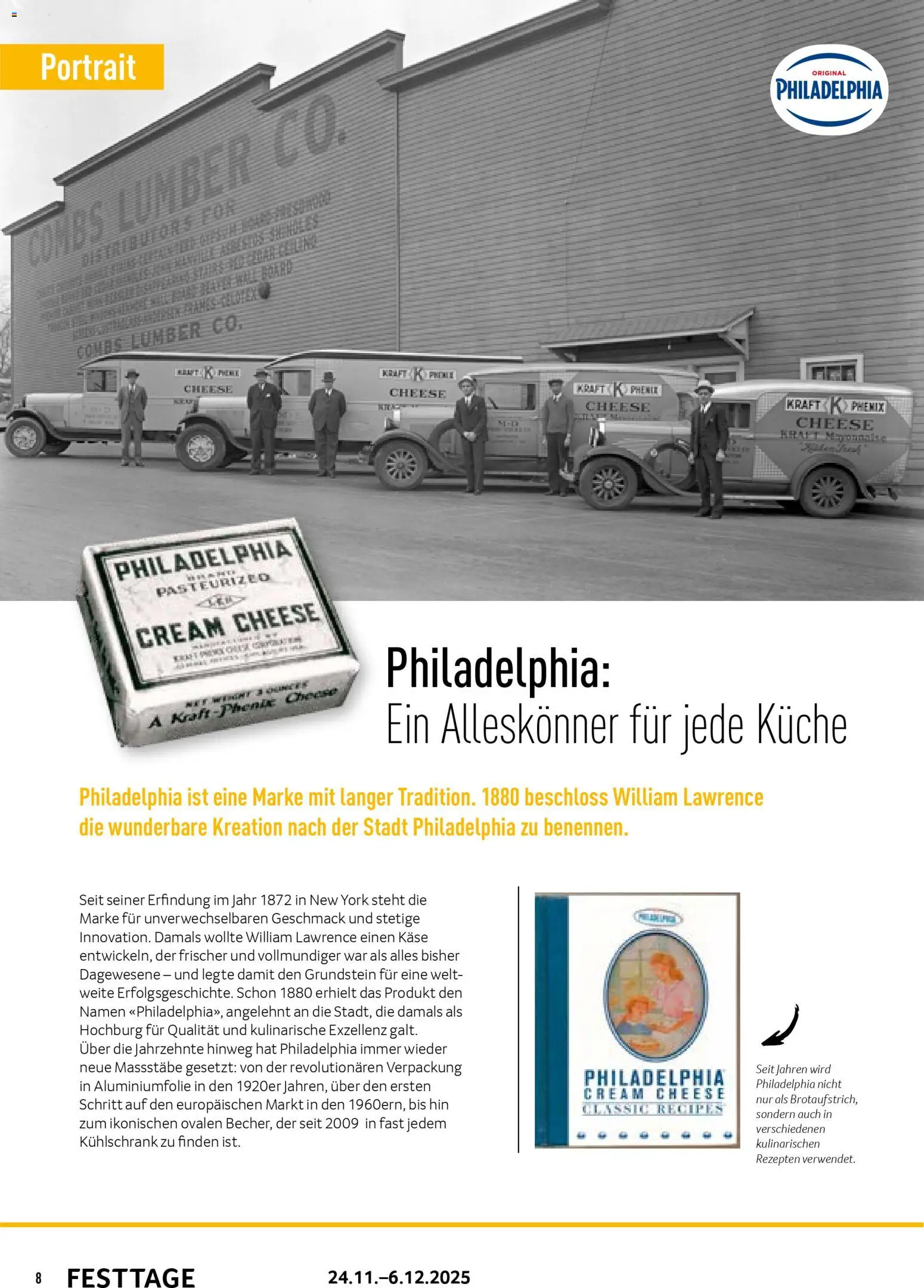 Prodega Aktionen Festtage – gültig ab 24.11.2025 | Seite: 8 | Produkte: Käse, Kühlschrank