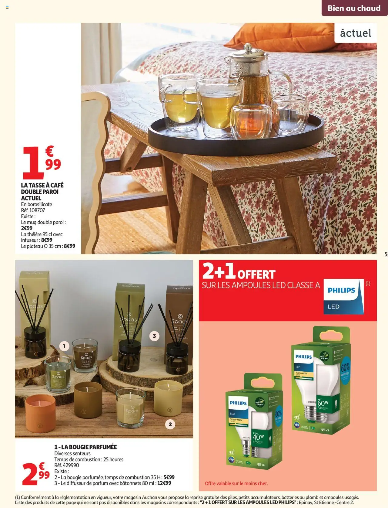 {H1} | Page: 5 | Produits: Théière, Plateau, Diffuseur, Café