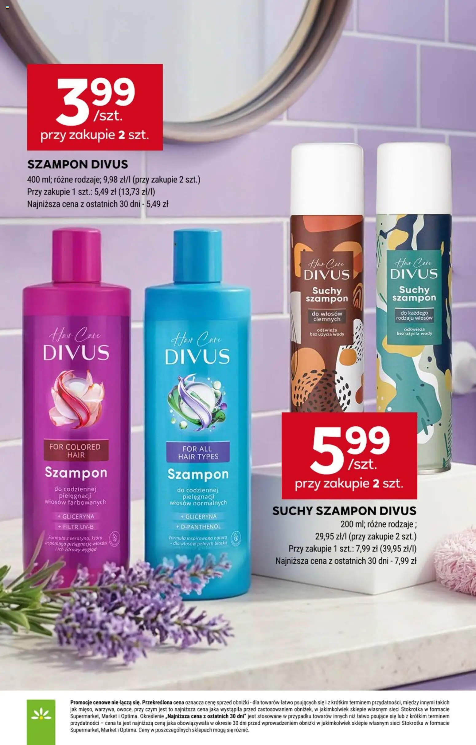 Stokrotka gazetka od 29.04.2026 | Strona: 30 | Produkty: Stokrotka, Szampon, Suchy szampon