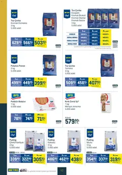 28.01.2026 tarihinden itibaren geçerli olan Metro kataloğu önizlemesi | Sayfa: 12 | Ürünler: Sebze, Brokoli, Mantar, Bisküvi