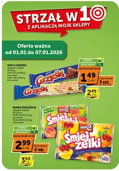 Pogląd oferty "Euro Sklep Gazetka" - ważna od 27.12.2025 | Strona: 22 | Produkty: Wafle, Żelki, Czekolada, Sok