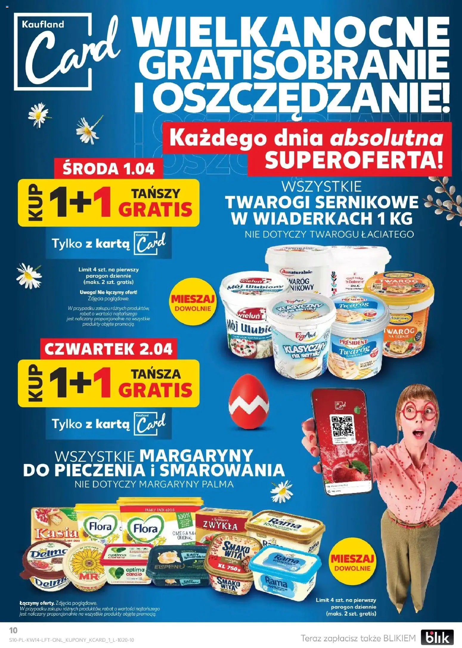 Kaufland gazetka od 01.04.2026 | Strona: 10 | Produkty: Karta, Twaróg