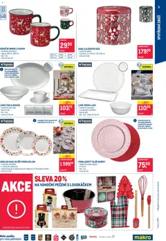 Náhled letáku Makro leták - Spotřební zboží od 22.10.2025 | Strana: 3 | Produkty: Hrnek, Plech, Talíř, Sada talířů