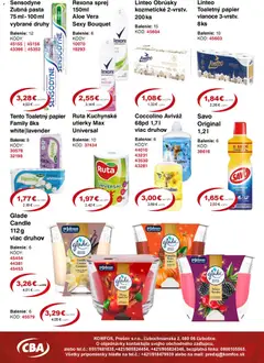 CBA Komfos leták platný od 08.12.2025 | Strana: 12 | Produkty: Apple, Zubná pasta, Aviváž, Coccolino