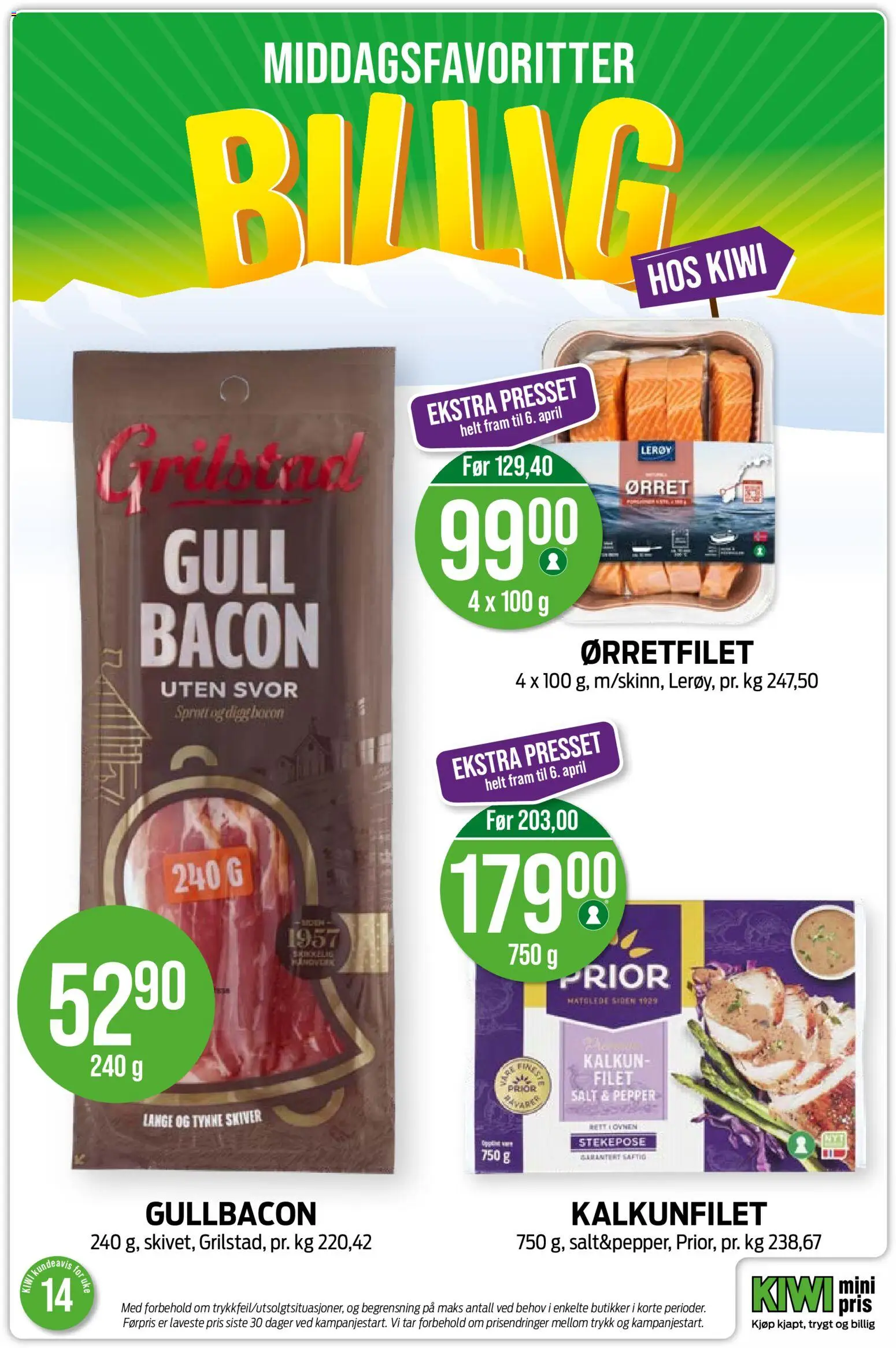 Nye » Kiwi kundeavis « er nå online. Se alle Apriltilbud på mobilen og spar! | Norway