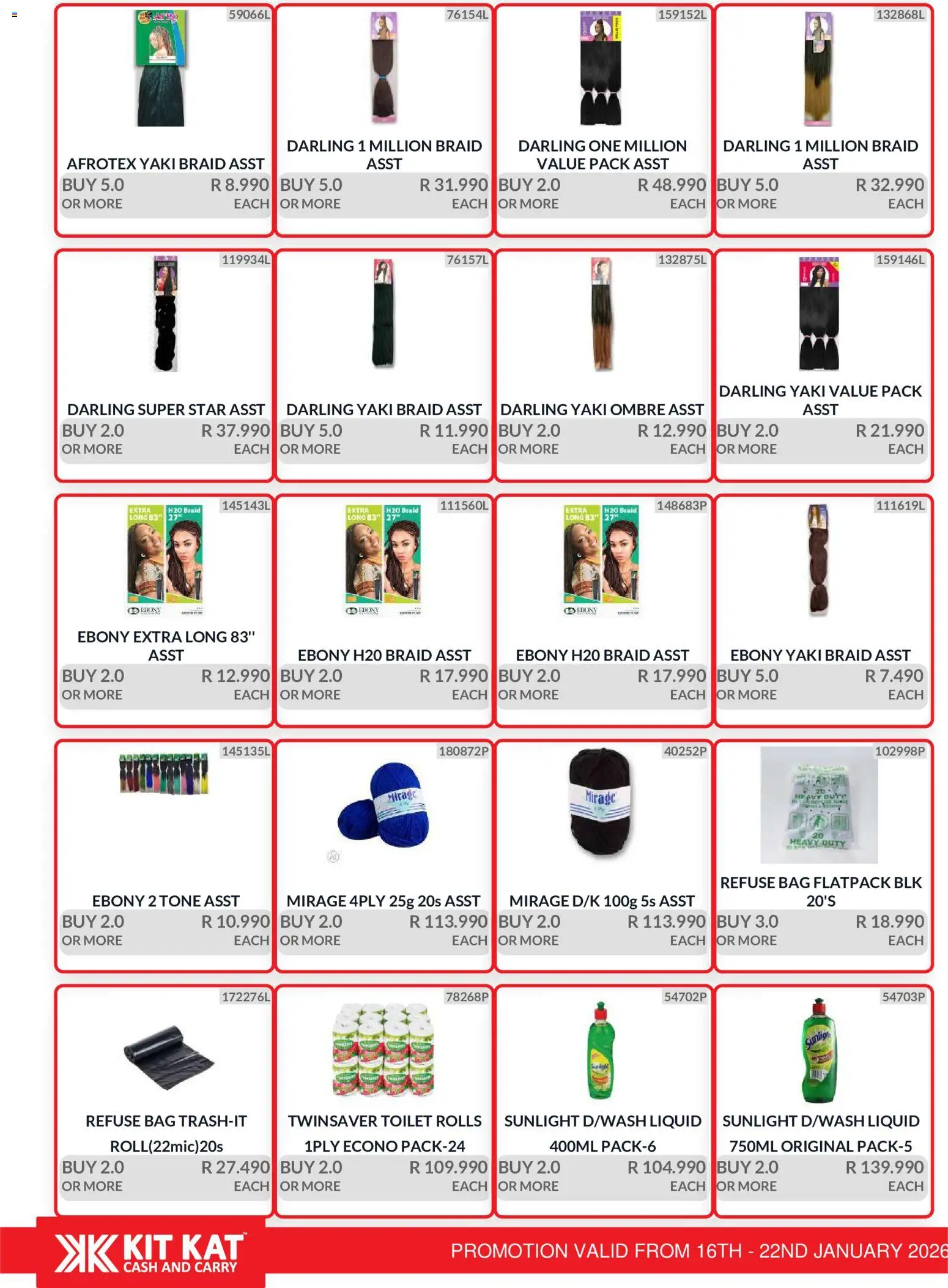 New KIT KAT Cash & Carry catalogue – valid from 16.01.2026 | Page: 13 | Products: Bag, Toilet