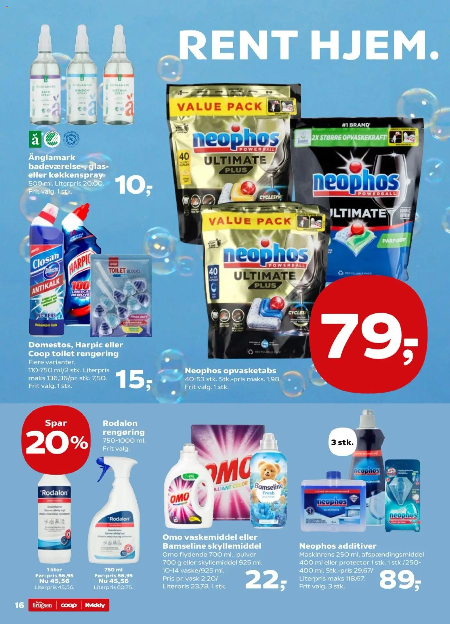 Kvickly tilbudsavis – gyldig fra 27.02.2026 | Side: 16 | Produkter: Duft, Skyllemiddel, Lime, Toilet