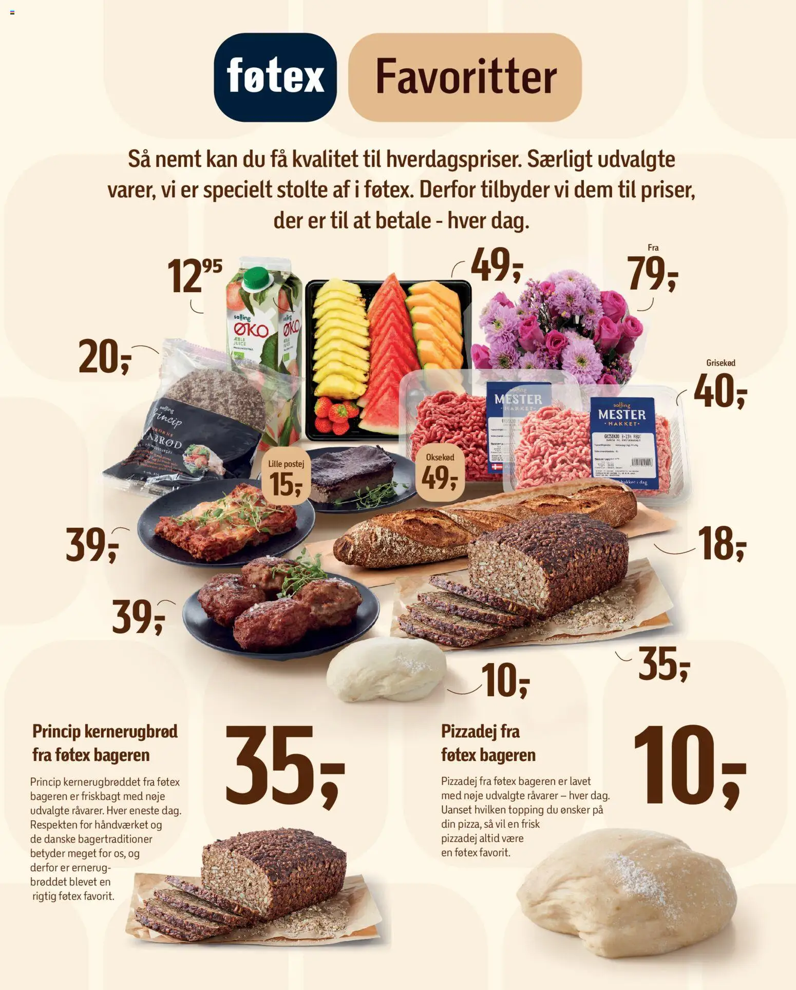 Føtex tilbudsavis – gyldig fra 28.11.2025 | Side: 39 | Produkter: Juice, Oksekød, Pizzadej