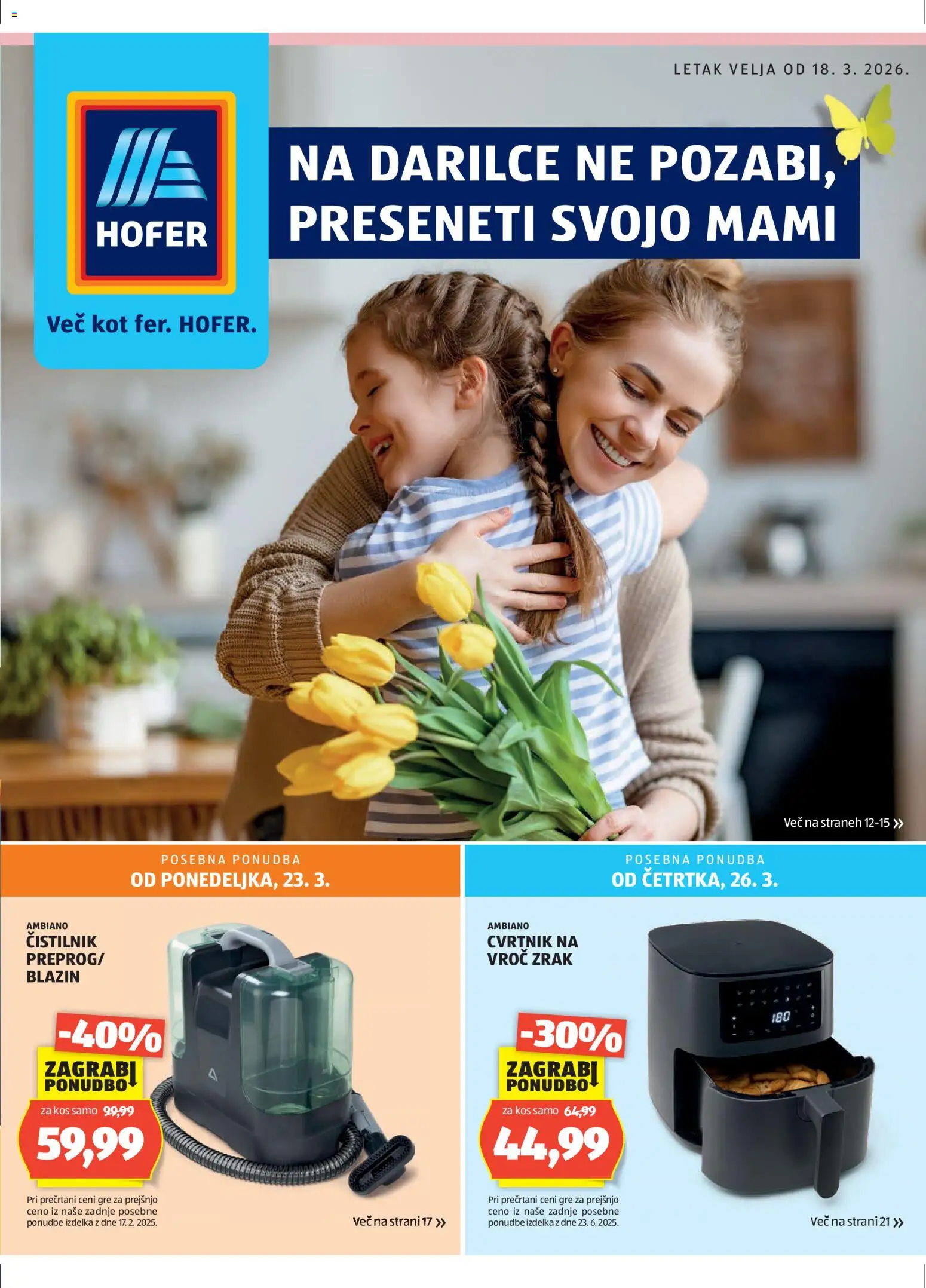 Hofer SI katalog | vrijedi od 18.03.2026 | Stranica: 1