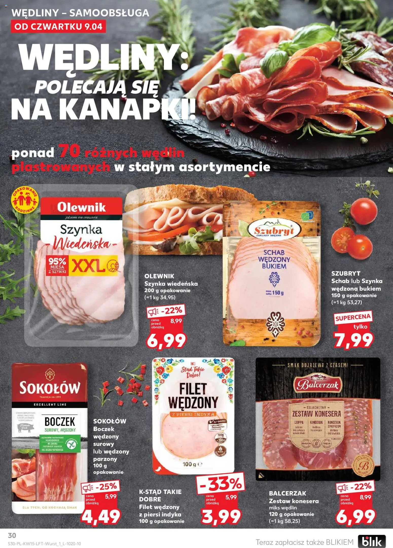 Kaufland Polsko leták od 09.04.2026 | Strana: 30 | Produkty: Filet