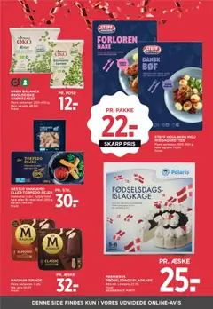 Meny tilbudsavis – gyldig fra 19.09.2025 | Side: 25 | Produkter: Kartofler, Is, Ærter, Rejer