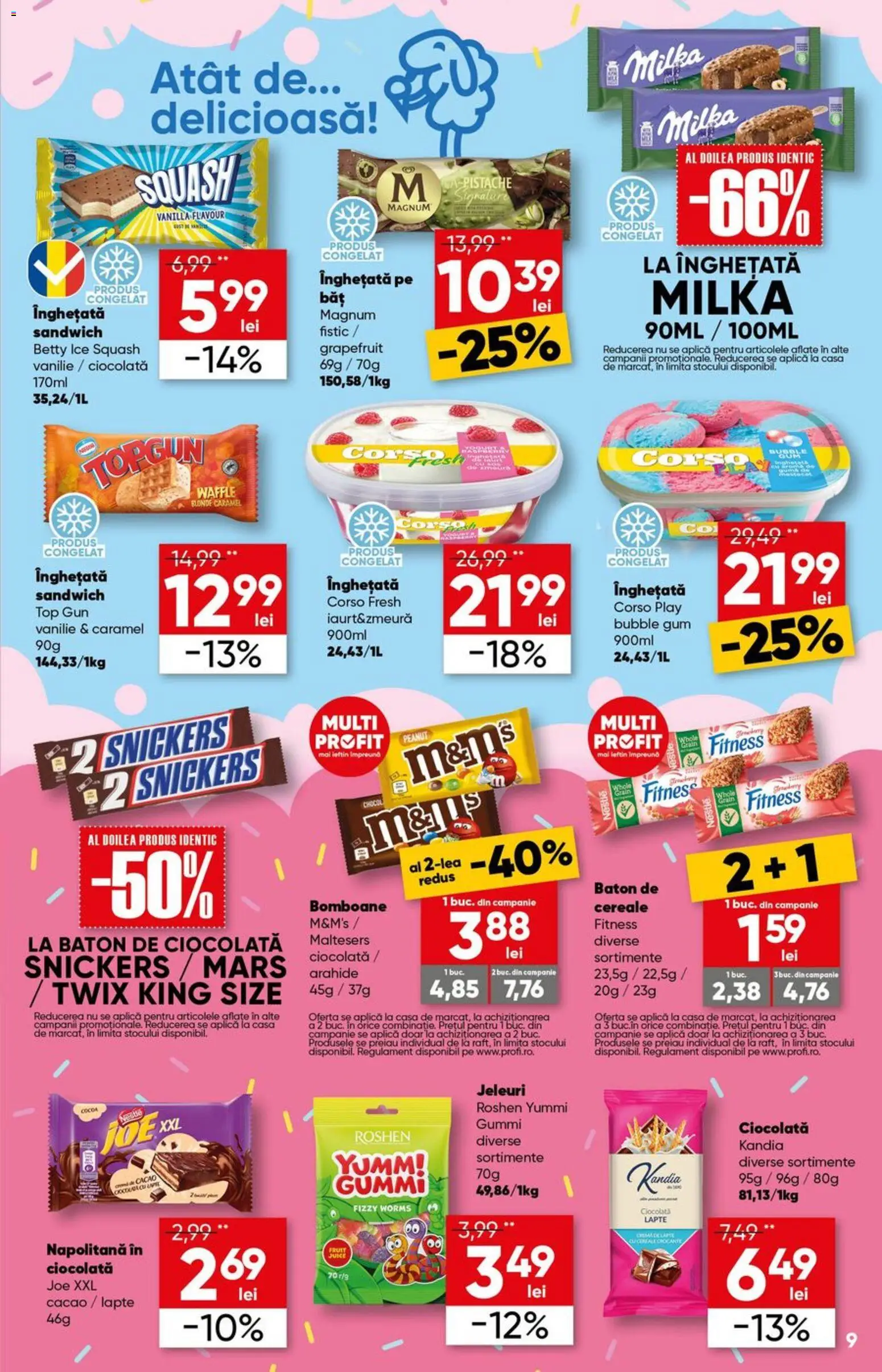 Noul catalog Profi – valabil de la 29.04.2026 | Pagină: 9 | Produse: Arahide, Fistic, Bomboane, Jeleuri