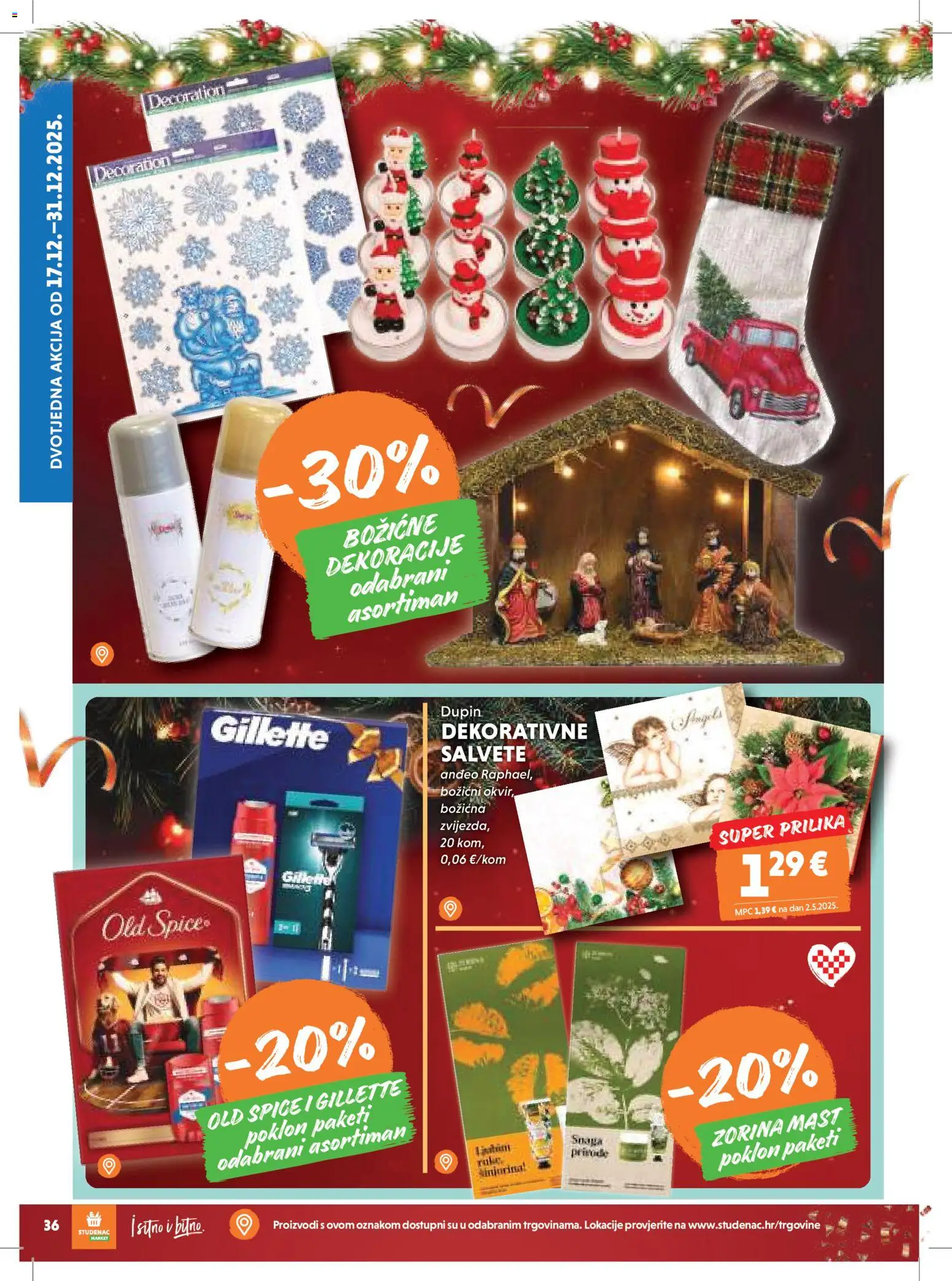 Studenac katalog | vrijedi od 26.12.2025 | Stranica: 36 | Proizvodi: Mast, Salvete