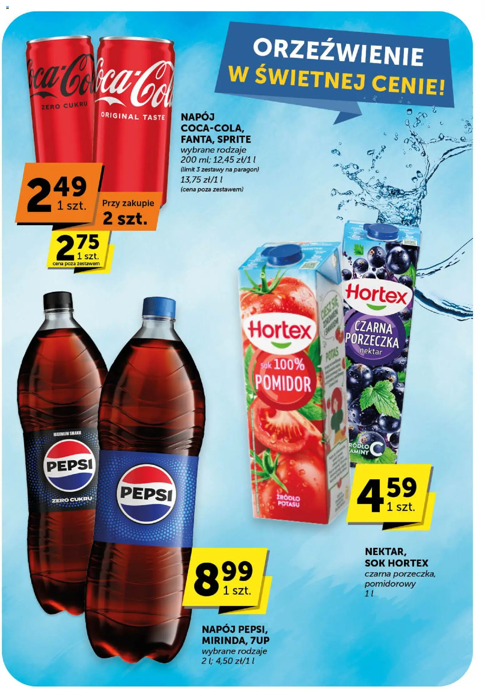 ABC Gazetka - Market od 13.11.2025 | Strona: 28 | Produkty: Pepsi, Sprite, Porzeczka, Sok