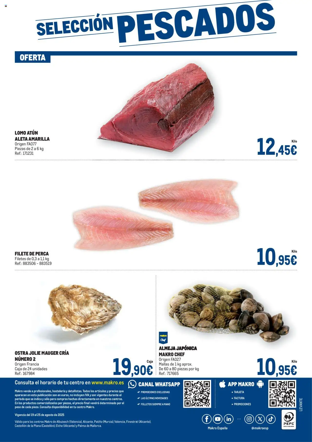 Makro -  Fresco Levante │ válido desde el 19.08.2025 | Página: 4 | Productos: Peso, Filete, Caja