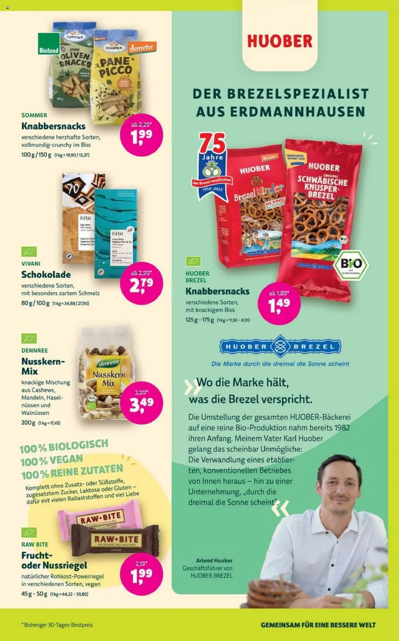 Denns BioMarkt Angebote - gültig ab dem 13.08.2025 | Seite: 9 | Produkte: Schokolade