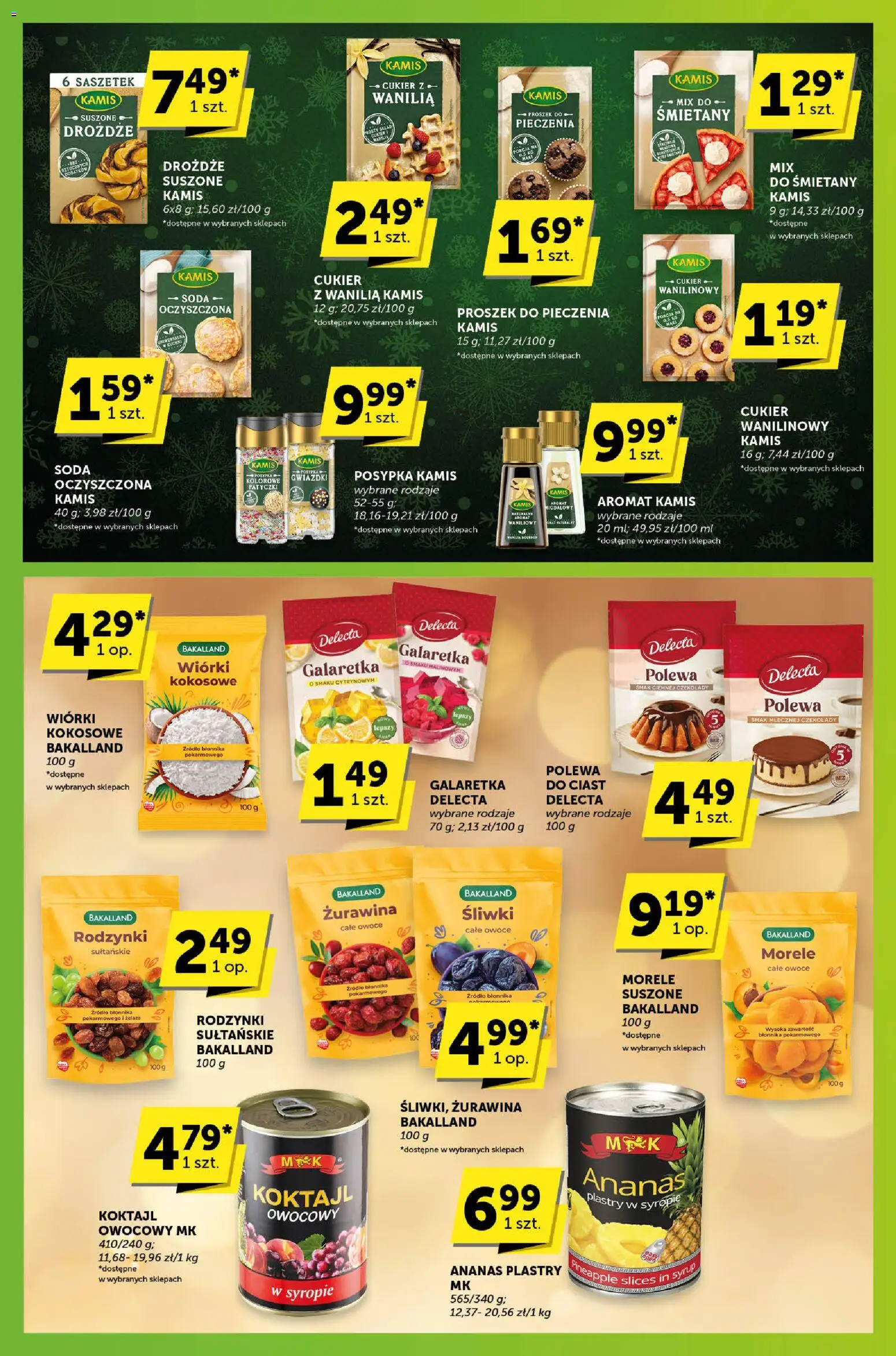 Euro Sklep Gazetka - Sprawdź, co więcej od 27.12.2025 | Strona: 6 | Produkty: Wiórki kokosowe, Żurawina, Owoce, Cukier