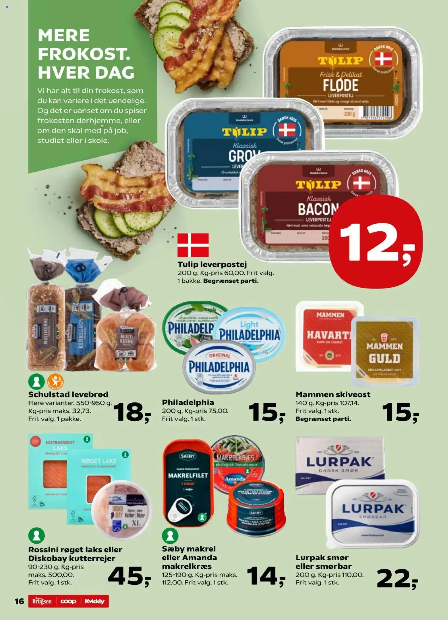 Kvickly tilbudsavis – gyldig fra 17.04.2026 | Side: 17 | Produkter: Smør, Ost, Fløde, Leverpostej