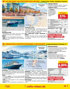 Netto Reisen Prospekt 	 ab 30.10.2025 gültig | Seite: 19 | Produkte: Bibliothek, Telefon, Uhr, TV