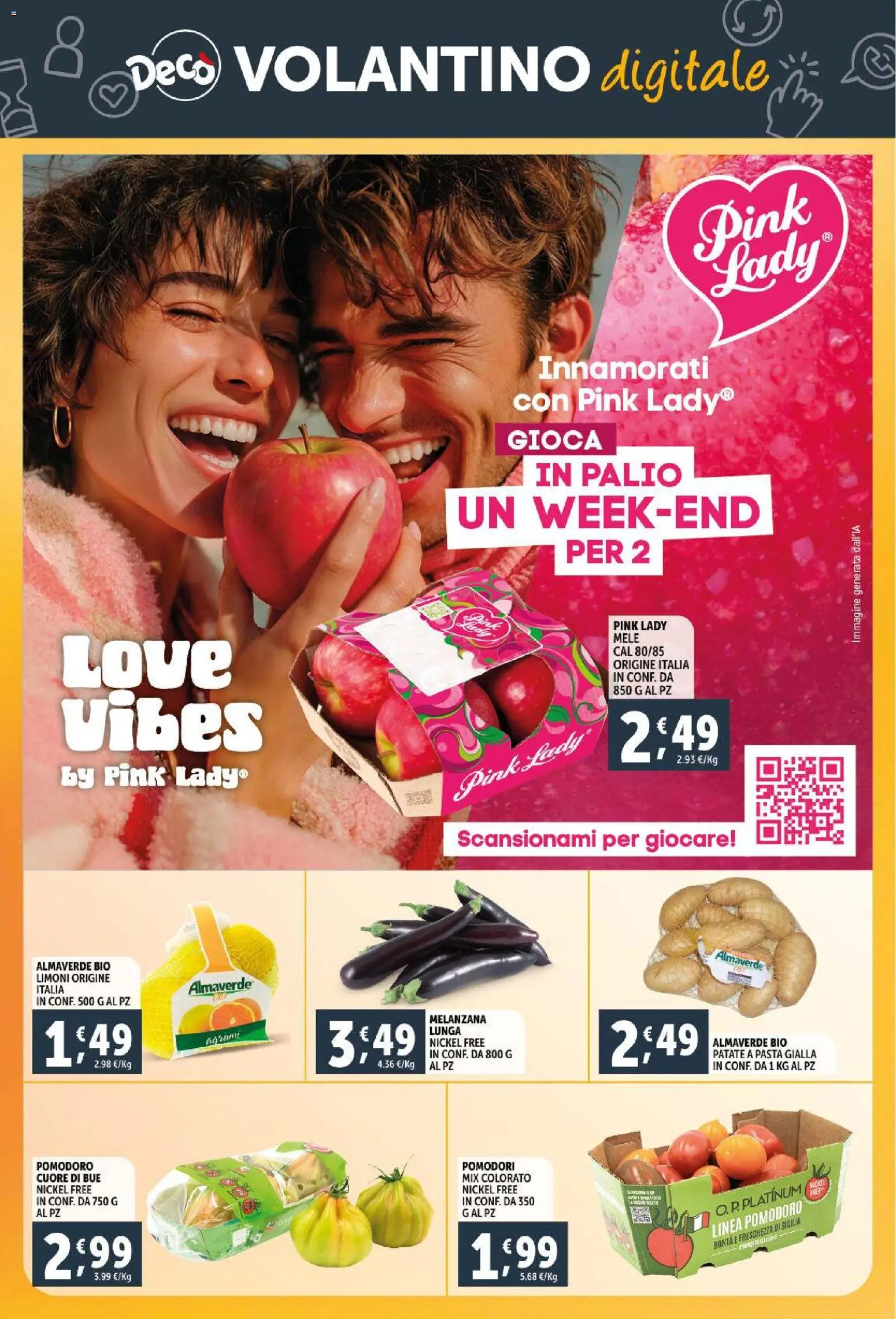 Volantino Decò del 11.02.2026 | Pagina: 22 | Prodotti: Patate, Pomodoro, Pomodori, Melanzana