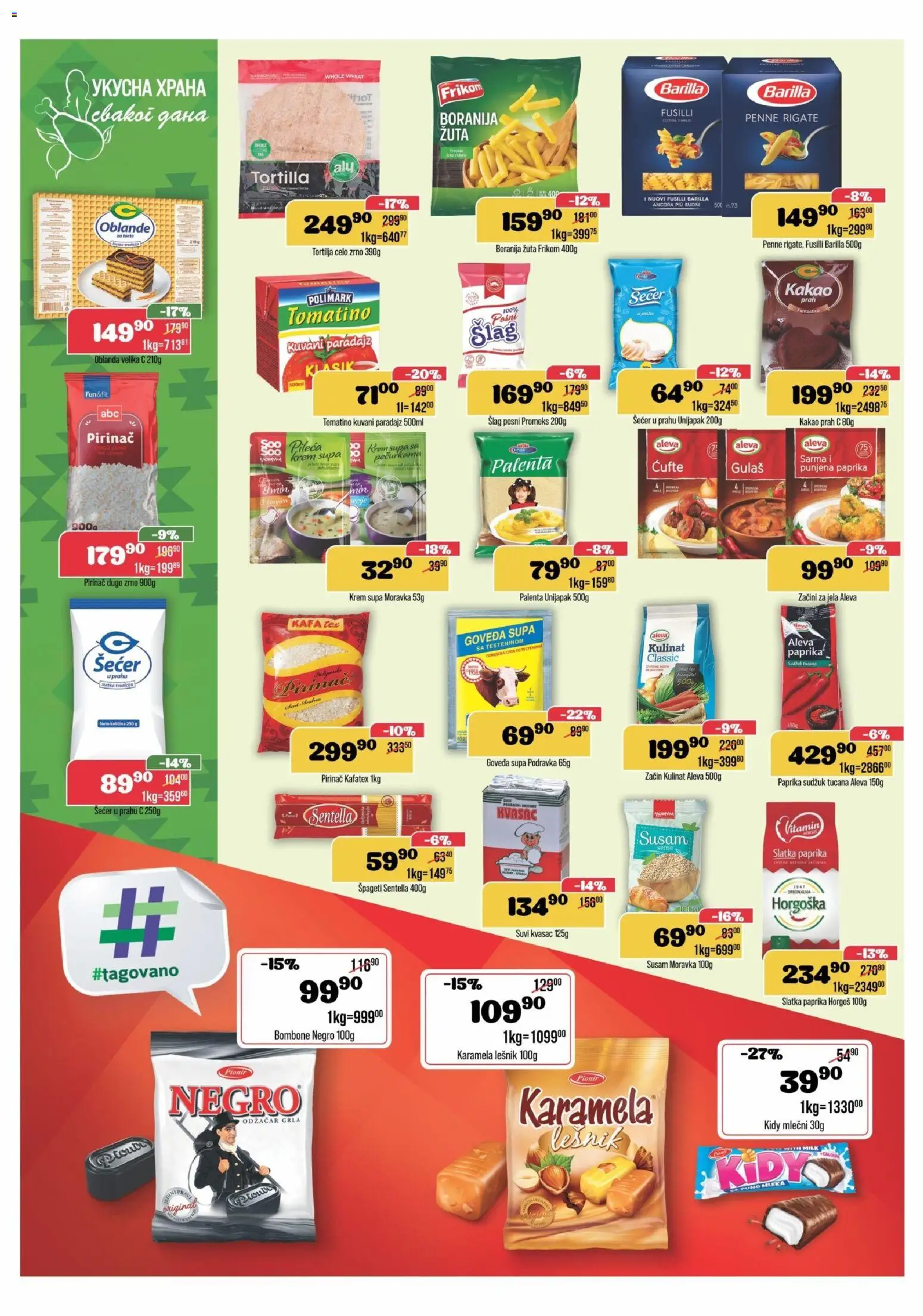 Europrom katalog - važi od 05.11.2025 | Strana: 6 | Proizvode: Boranija, Šlag, Špageti, Paradajz
