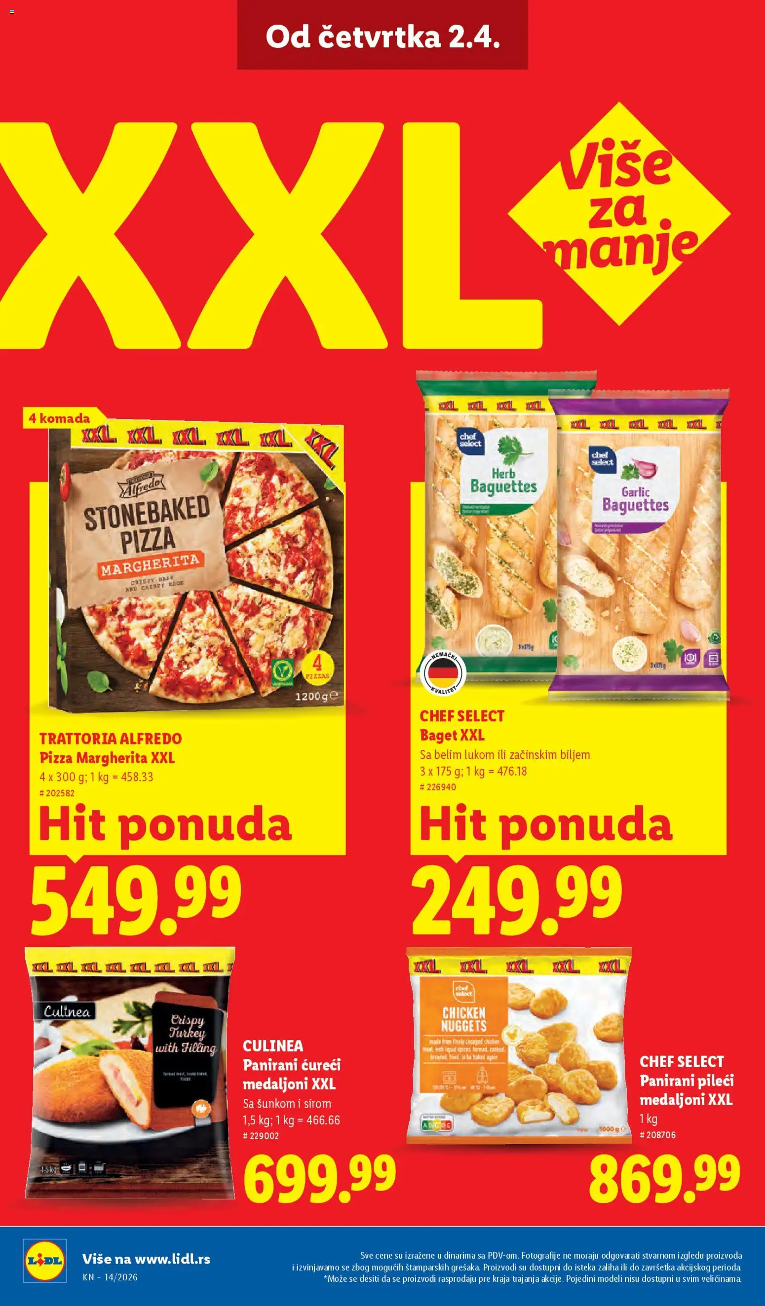 Lidl katalog - važi od 02.04.2026 | Strana: 48 | Proizvode: Baget